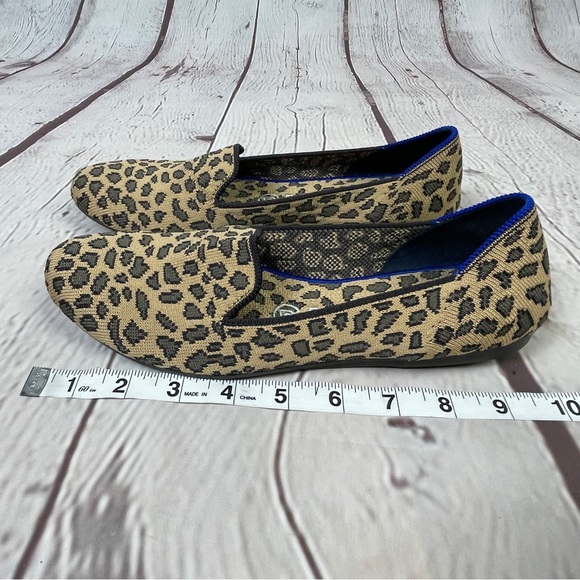 ROTHY’S animal print leopard round toe loafer ballet flexible flats shoes, sz 8 - Picture 8 of 10